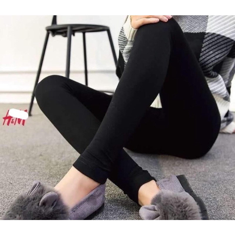 QUẦN LEGGING H M CHẤT COTTON CO GIÃN