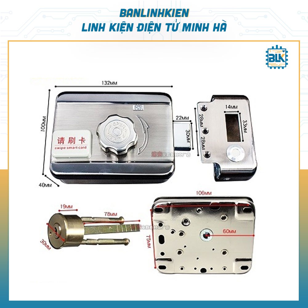 Bộ Khóa Cửa Điện Tử KDT-01