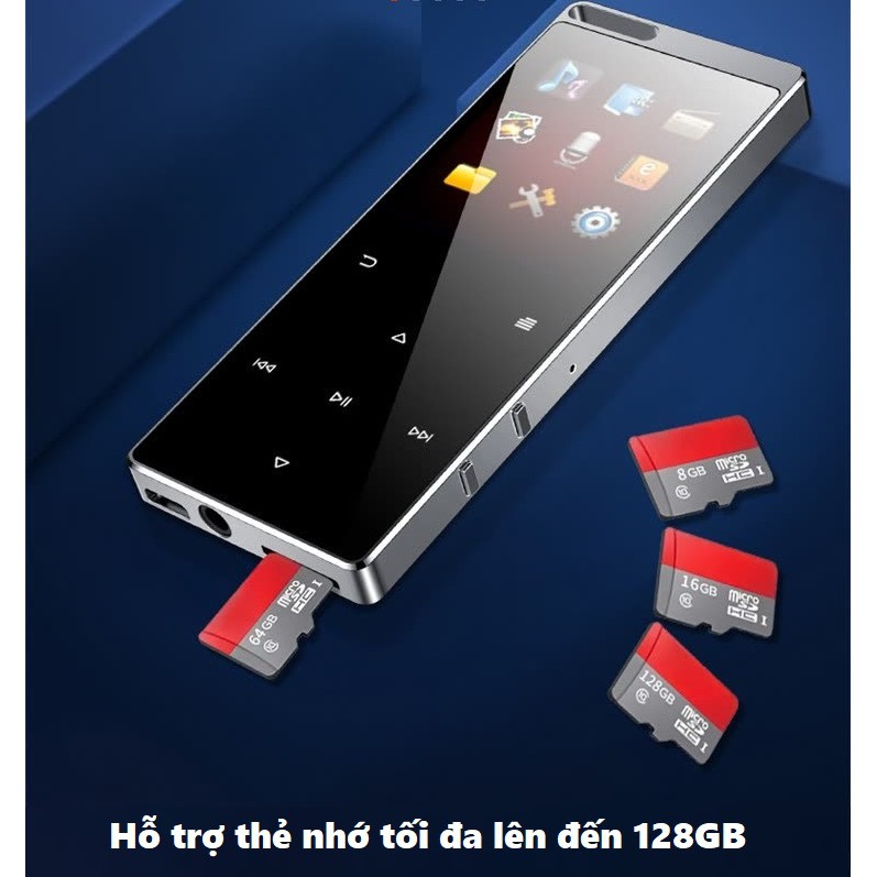 Máy nghe nhạc 8Gb bluetooth 2019 - Ruizu D15