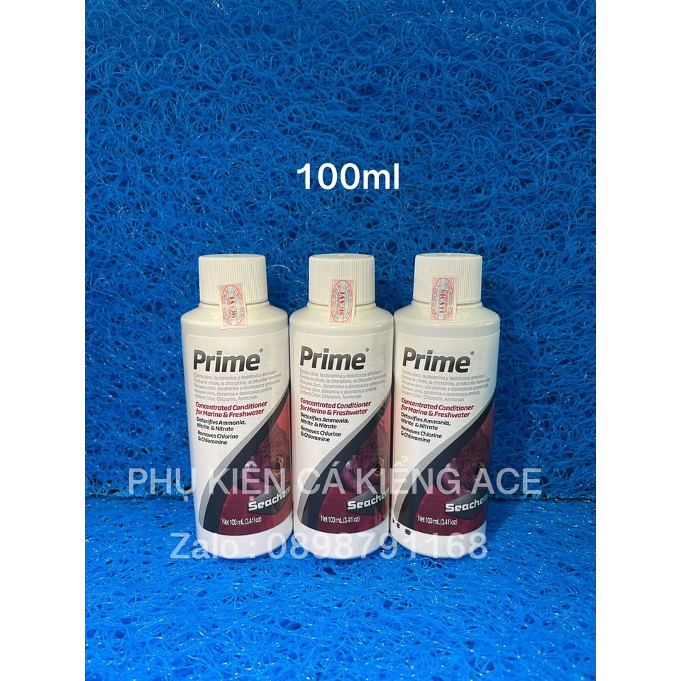 Khử Độc, Khử Kim Loại Nặng, Vệ Sinh Nước Seachem Prime