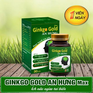 Viên uống bổ não GINGKO GOLD MAX An Hưng ( lọ 30viên)