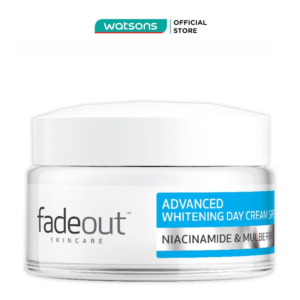 Kem Dưỡng Fadeout Trắng Da Tối Ưu Ban Ngày Advanced Whitening Day Cream SPF20 50ml