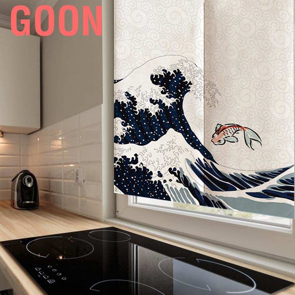 GOON Rèm Cửa Trang Trí Phong Cách Nhật Bản 85x120cm