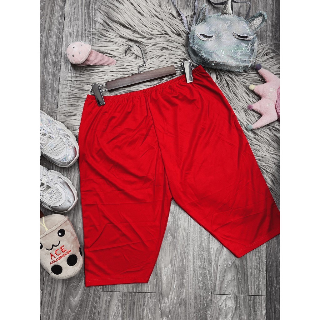 quần ngố legging bigsize siêu co giãn