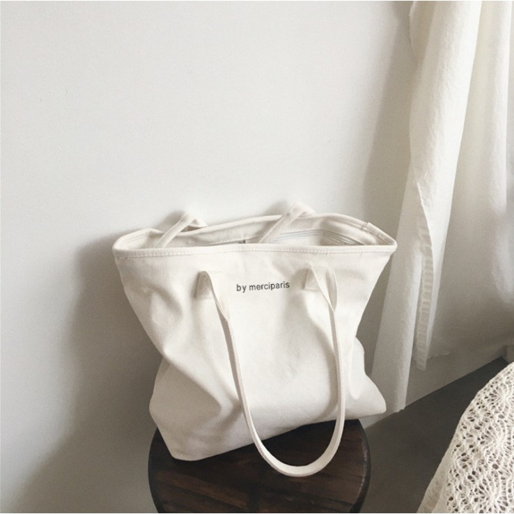 Túi xách nữ vải canvas merci (có sẵn, sản phẩm hot 2022)