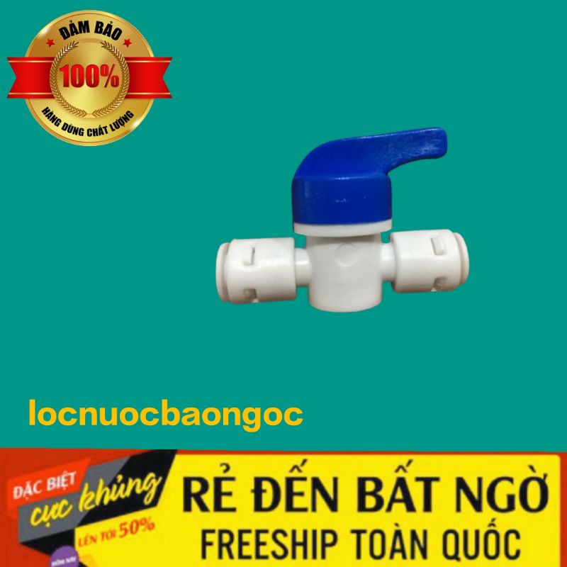 Van xả tay máy lọc nước RO dây 6mm