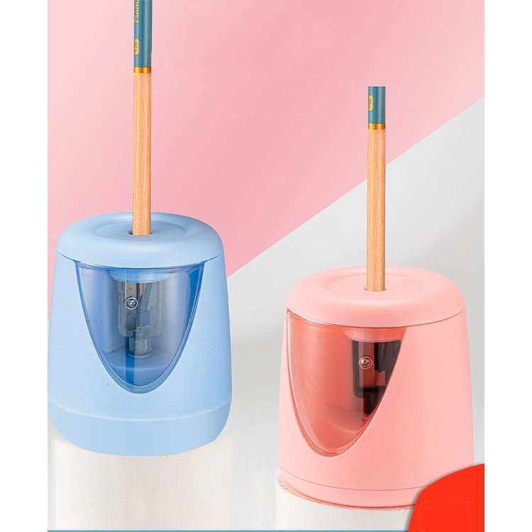 Dụng Cụ Gọt Bút Chì Tự Động Pin AA Thiết Kế Nhỏ Gọn Tiện Dụng-Tặng 1 Lõi Thay Thế