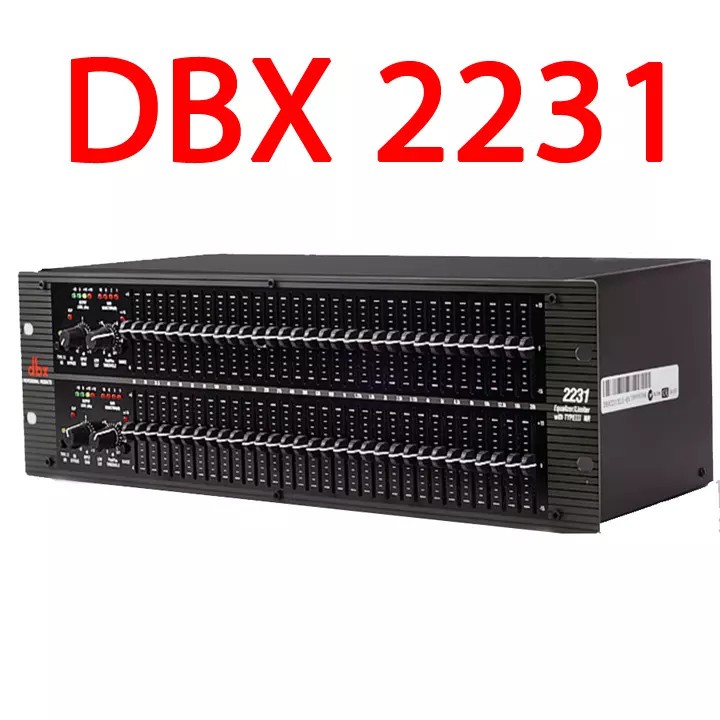 Lọc xì DBX 2231 -  thiết kế nhỏ gọn cân chỉnh âm thanh nhạc cụ, hiệu quả cân chỉnh cao -bền bỉ. BH 12th