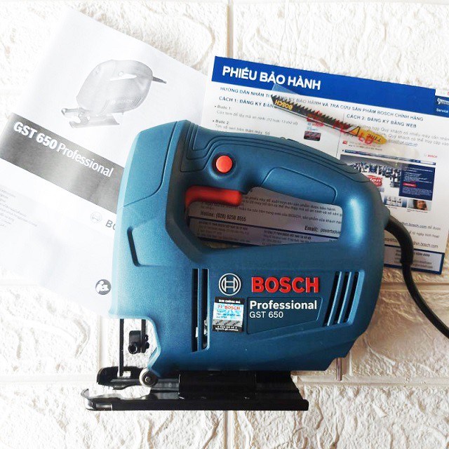 [CHÍNH HÃNG] Máy Cưa Lọng Bosch GST 650 (400W) Giá Đại Lý Cấp 1, Bảo Hành Tại Các TTBH Toàn Quốc