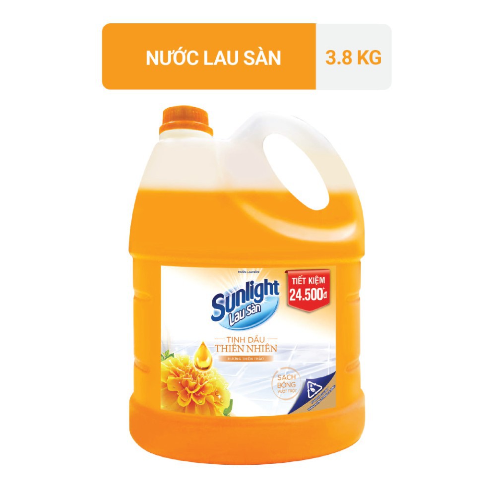 [HÀNG CHÍNH HÃNG] Nước lau sàn Sunlight các loại can 3.6 - 3.8kg