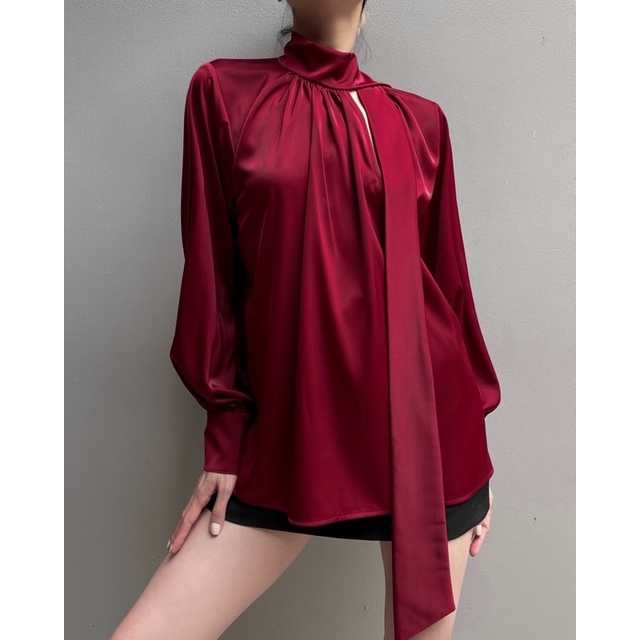 Sơmi kiểu thắt nơ SIENA TOP | BigBuy360 - bigbuy360.vn