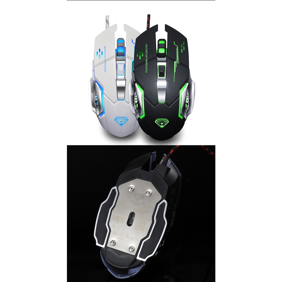 Chuột Gaming Có Dây DIVIPARD G502 Led Đa Màu DPI 3200 Thiết Kế Đẹp Phù Hợp Chơi Game Và Làm Việc