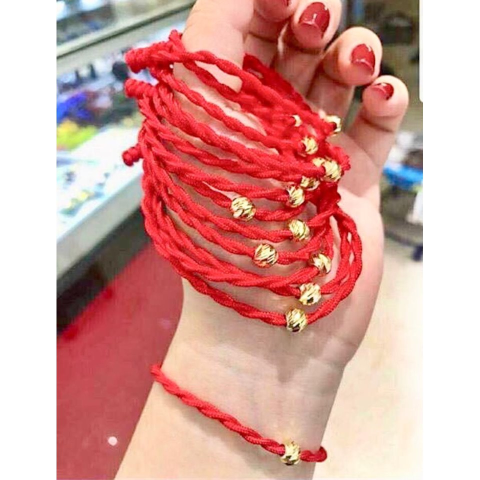 Vòng dây đỏ may mắn thái lan