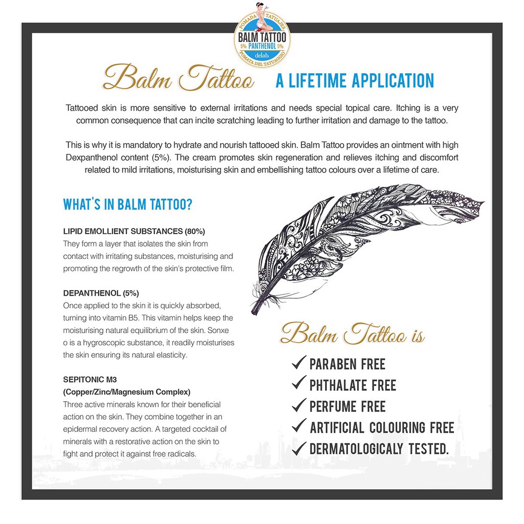 Kem dưỡng hình xăm Balm Original 3g