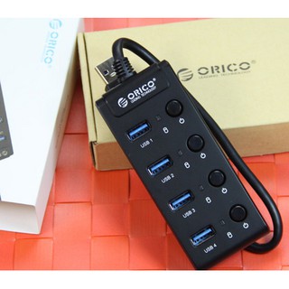 Hub 4 cổng usb 3.0 orico w9ph4 chia 1 cổng usb ra 4 cổng usb