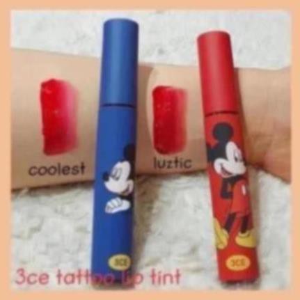 Son Kem 3CE Tattoo Lip Tint Bản Mickey