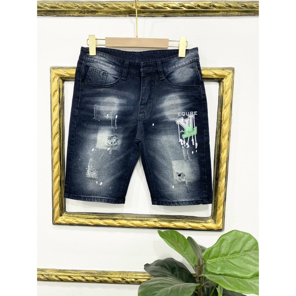 Quần Short Jean Nam ❤️FREESHIP❤️Quần Đùi Nam Chất Bò co giãn cao cấp họa tiết độc đáo, in chữ đẹp DT.SHOP89 | BigBuy360 - bigbuy360.vn