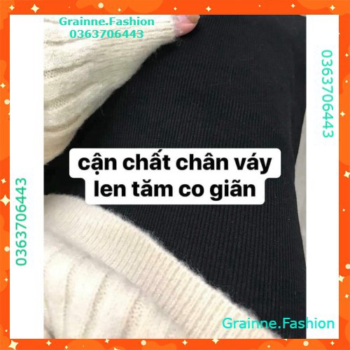 CHÂN VÁY LEN TĂM MIDI DÁNG DÀI - CHÂN VÁY XẺ TÀ ULZZANG - (Sp sẵn) 💎  👗👑- GNFShop | BigBuy360 - bigbuy360.vn