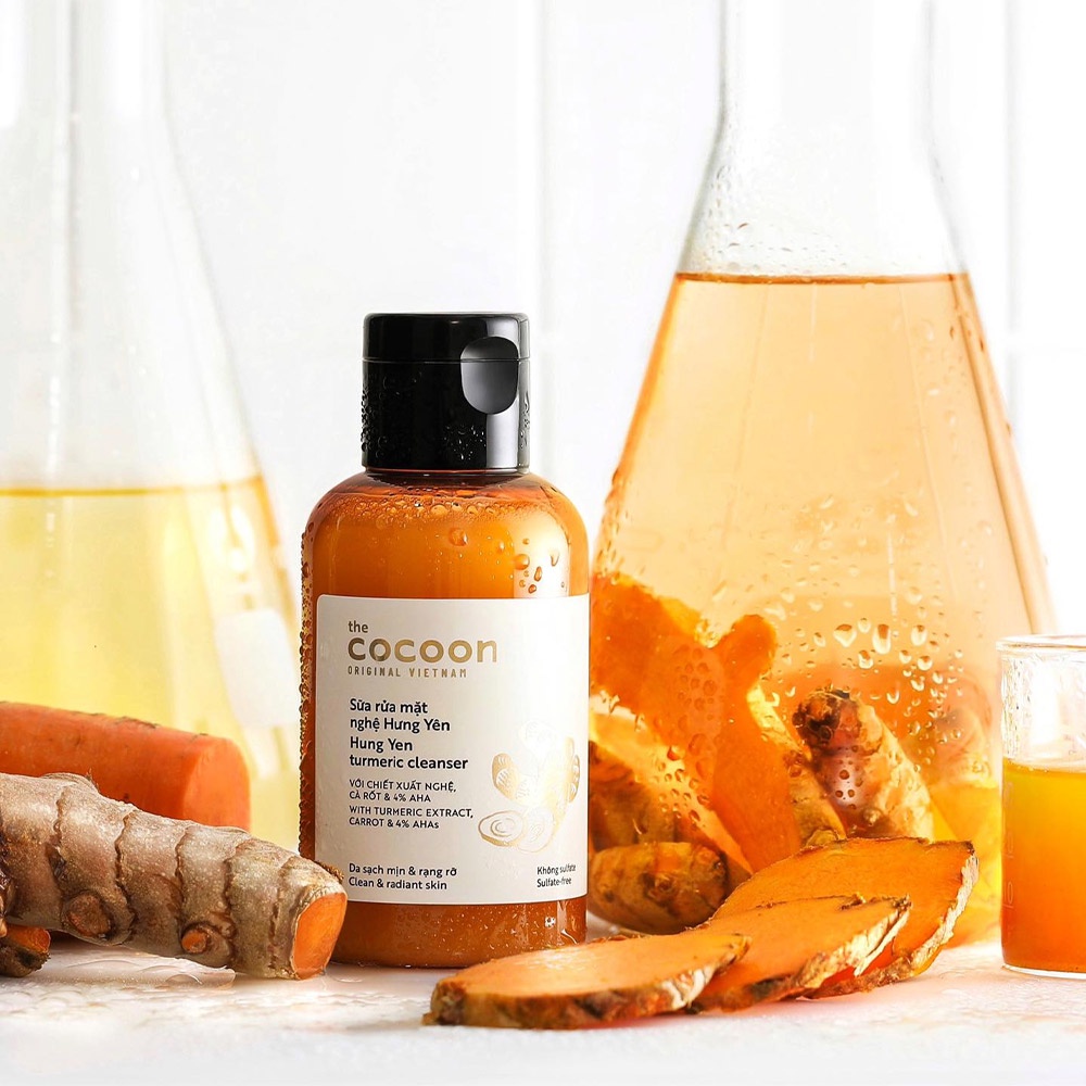 Sữa Rửa Mặt Nghệ Hưng Yên Cocoon Giúp Da Sạch Mịn Và Rạng Rỡ 140ml