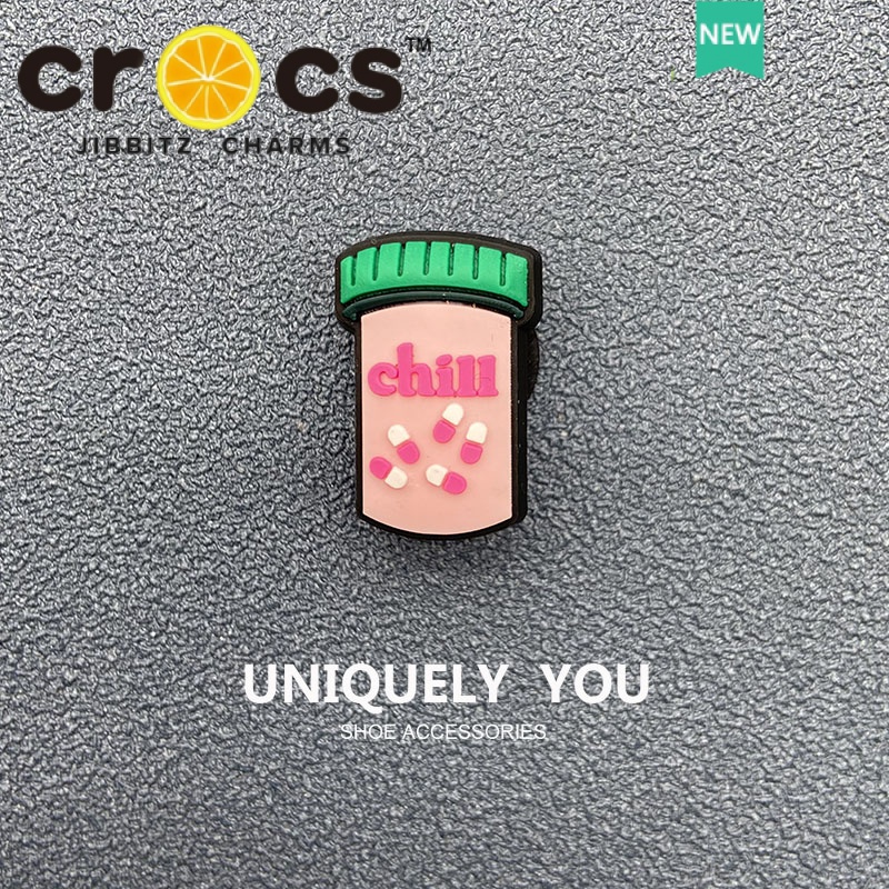 Phụ Kiện Trang Trí Giày crocs Hình Thỏ Hồng Thắt Nơ Hoa Đáng Yêu