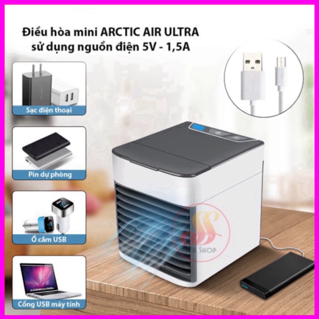 Quạt Điều Hòa Mini - Máy Điều Hòa Hơi Nước Siêu Mát - Điều Hoà Phun Sương