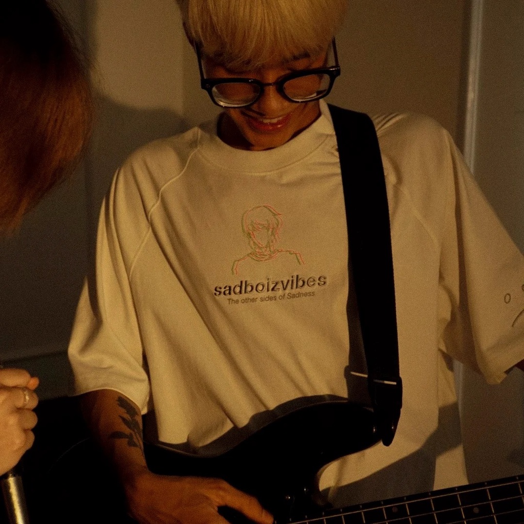 ÁO THUN PORTRAIT TEE SADBOIZ SADGUR White & Black