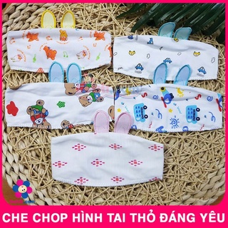 Che thóp tai thỏ cho bé