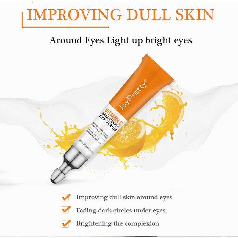 Kem Dưỡng Da Mắt Vitamin C Hyaluronic Acid Loại Bỏ Quầng Thâm Làm Sáng Da