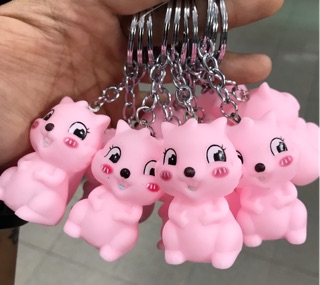 (SỈ) MÓC KHOÁ THÚ KÊU (1 chùm 10 con)