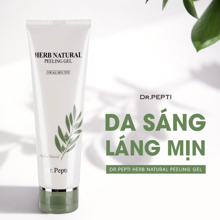 Tẩy Tế Bào Chết Dạng Gel Chiết Xuất Thảo Dược Dr.Pepti+ Herb Natural Peeling Gel 130ml