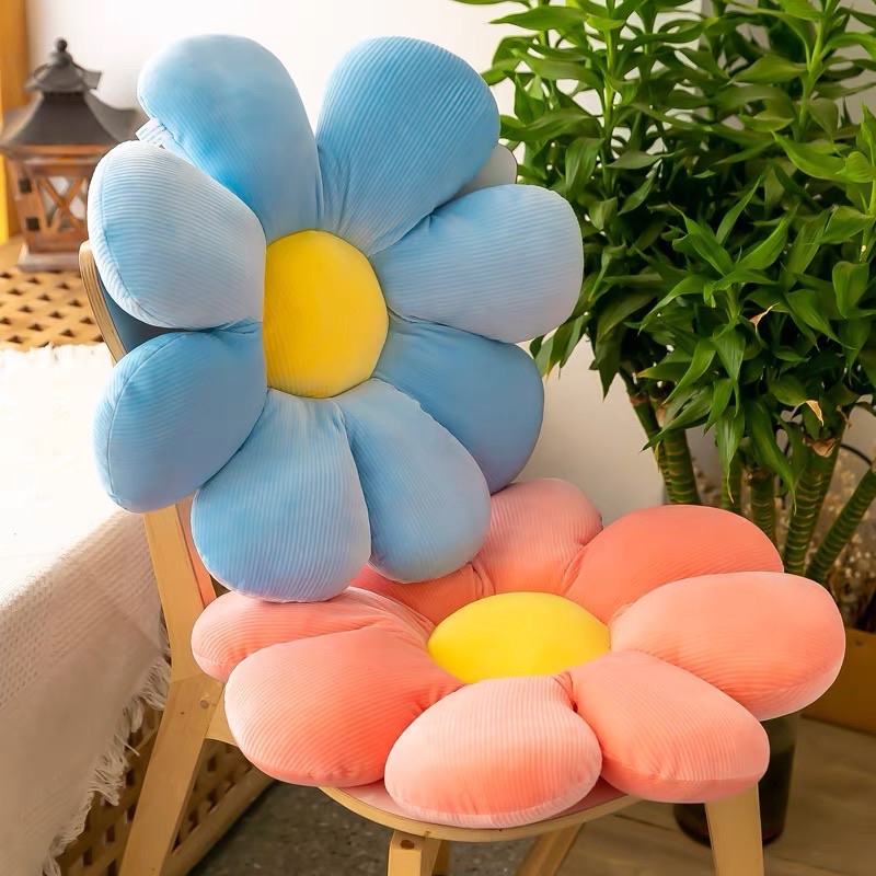 Gối ôm sofa bông hoa, đệm lót ngồi bệt, nệm tựa lưng phụ kiện trang trí decor phòng khách phòng ngủ