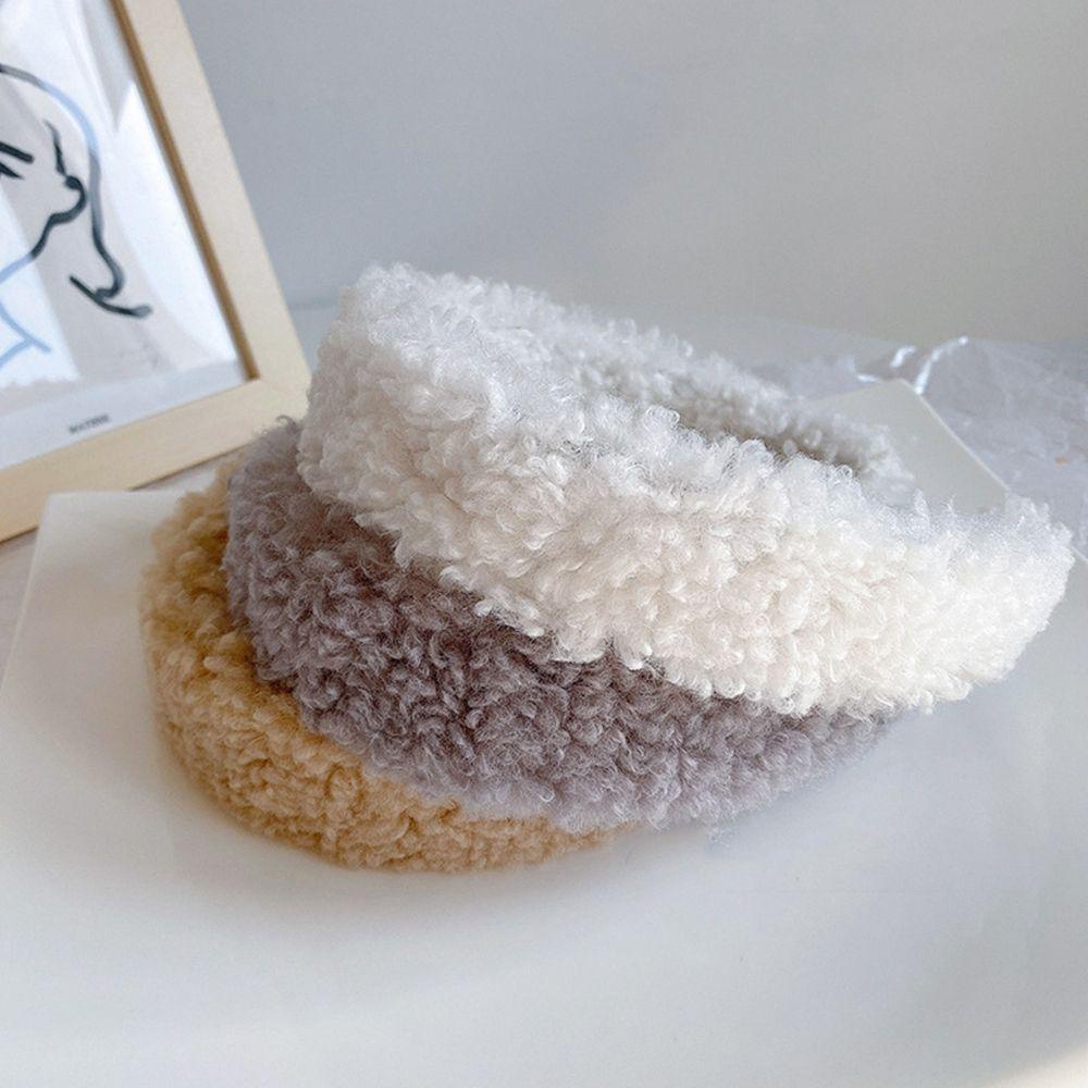 Băng Đô Lông Cừu Màu Sắc Ngọt Ngào WMES15H Rửa Mặt Cho Nữ