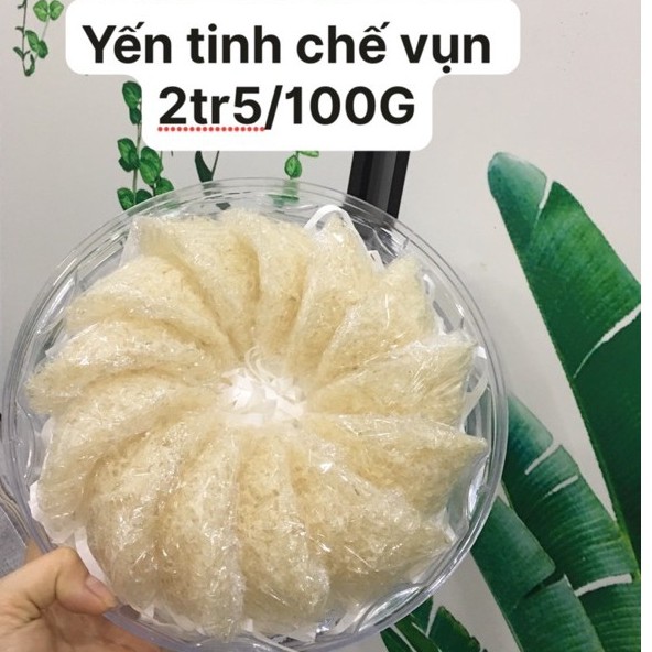 Tổ Yến vụn tinh chế_Yến Khánh Hòa 30g (tặng kèm táo đỏ, đường phèn, thố chưng yến)