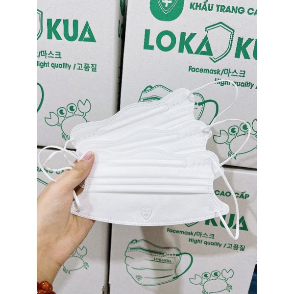 1 thùng khẩu trang Cua 4 lớp kháng khuẩn kiểu dáng thời trang mới