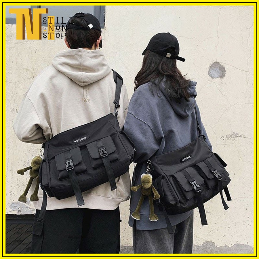 Túi đeo chéo unisex đi học, đi làm, đẹp giá rẻ - 2 HỘP BIG SIZE KEKEMI
