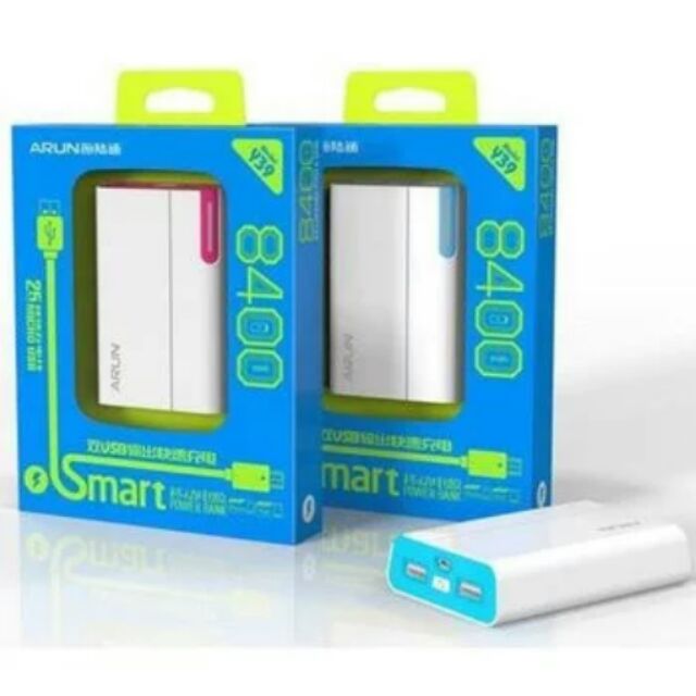 Pin sạc dự phòng arun 8400 mah chính hãng giá khuyến mai