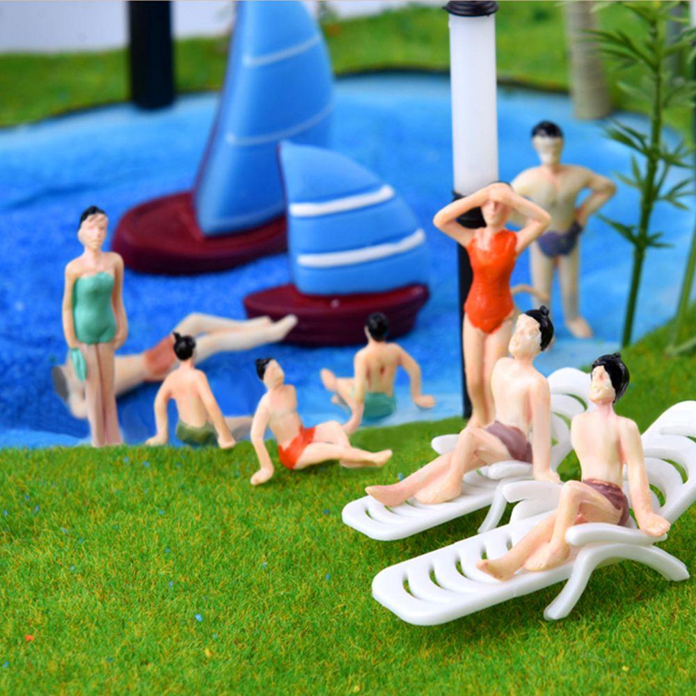 SUSANS Set 10 / 15 Mô Hình Người Bơi Lội 1: 75 / 1: 100 / 1: 150 Nhiều Màu Sắc Dùng Để Trang Trí Nhà Búp Bê