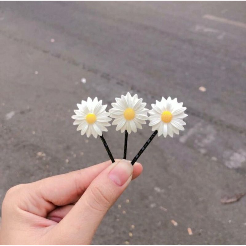 HOT | KẸP TÓC HOẶC DÂY BUỘC TÓC HOA CÚC CỰC XINH | VIDEO THẬT | KISS PLAZA