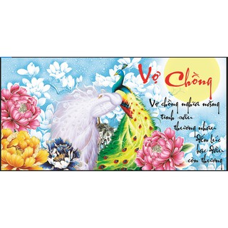 Tranh đính đá vợ chồng - mã sp 88595