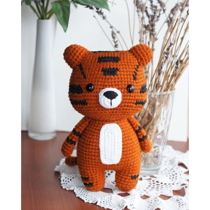 Gấu bông móc len Amigurumi cao cấp Amiu Việt Nam - Tiểu hổ