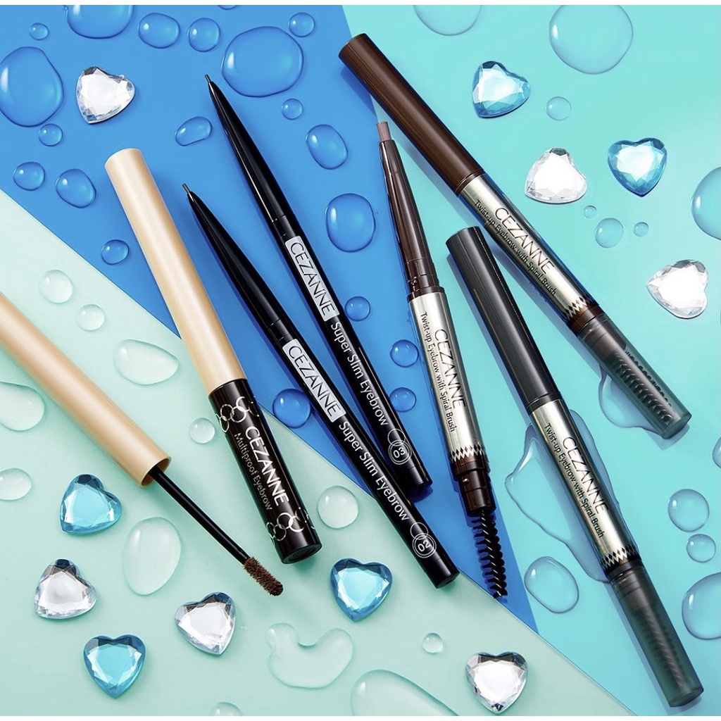 Bút Kẻ Lông Mày Cezanne Twist-Up Eyebrow With Spiral Brush