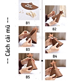 Mũ sinh nhật 3D phong cách Hàn Quốc xinh xắn, phù hợp với mọi lứa tuổi