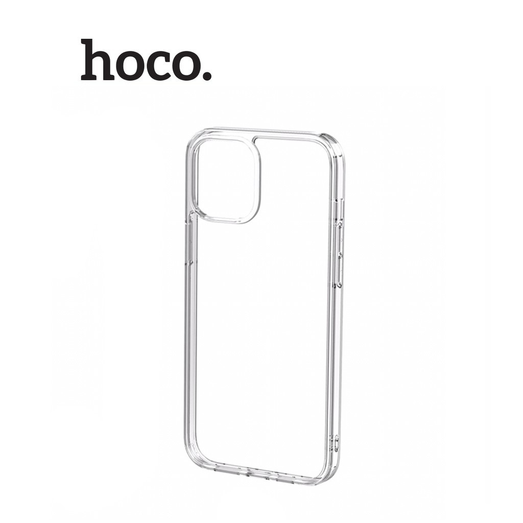 Ốp lưng trong suốt hoco. chất liệu TPU cao cấp độ đàn hồi cao cho iPhone 13 Pro Max