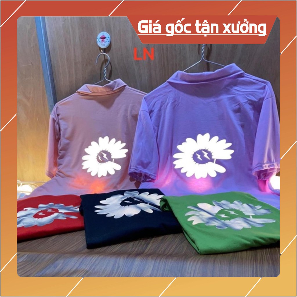 Áo polo hoa cúc phản quang LN12