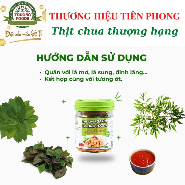 Thịt chua Trường Foods - loại thượng hạng  ship hỏa tốc 2h Hà Nội - đồ ăn vặt giá rẻ