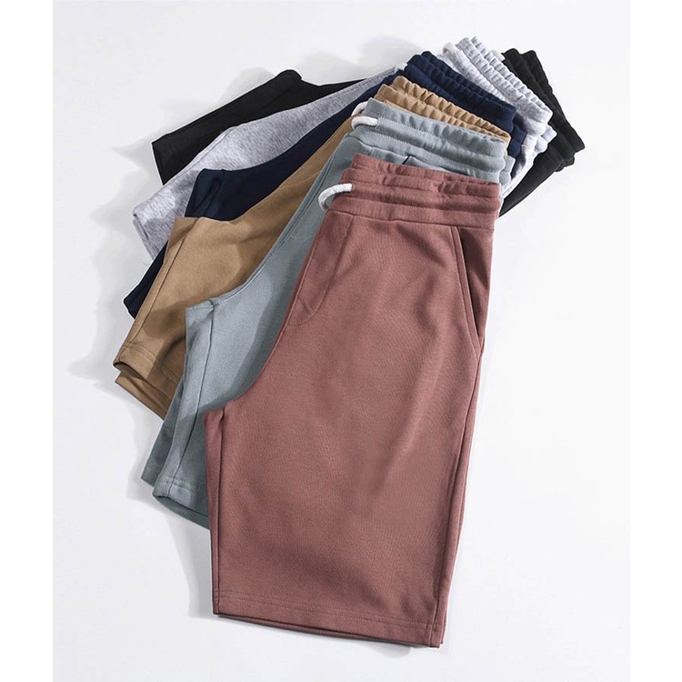 Quần Short Nỉ Zinti Unisex Dây Rút Màu Sắc Basic QS01 | BigBuy360 - bigbuy360.vn