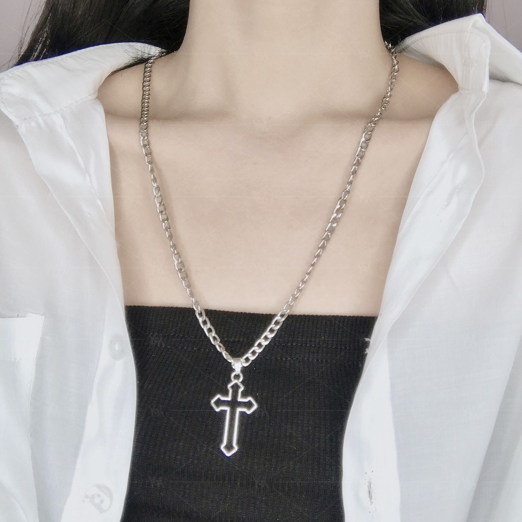 Happyangel Thời Trang vượt qua Vòng Cổ Cá Tính Phong Cách Gothic  Hàn Quốc Đơn Giản Cho Cả Nam Và Nữ