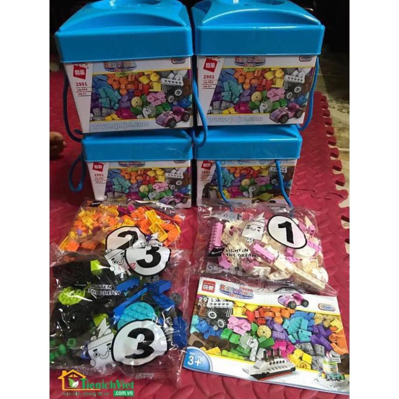 [Sẵn Hàng Giao Ngay] BỘ Xếp hình lego 460 chi tiết
