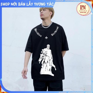 Áo thun tay lỡ Thần Zeus đen, áo T Shirt in hình nam nữ unisex, MSW Town hot trend 0nlshop