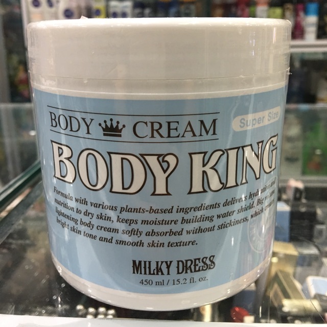 Dưỡng thể trắng da Milky dress Body King 450ml